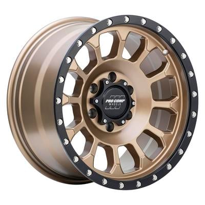 Pro Comp 34 Series Rockwell Wheel, 17x8.5 with 6 on 135 Bolt Pattern - Matte Bronze - 9634-78536